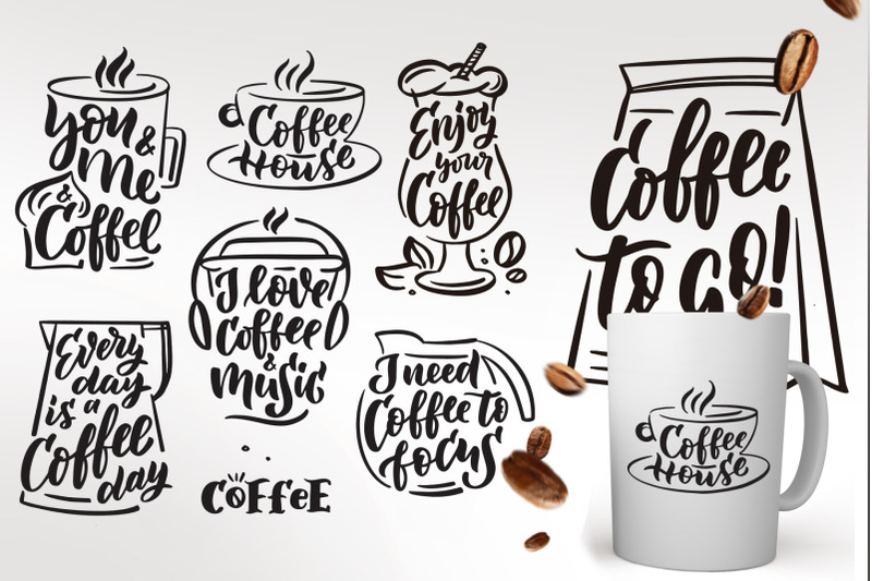 coffee-lettering-clipart-vintage