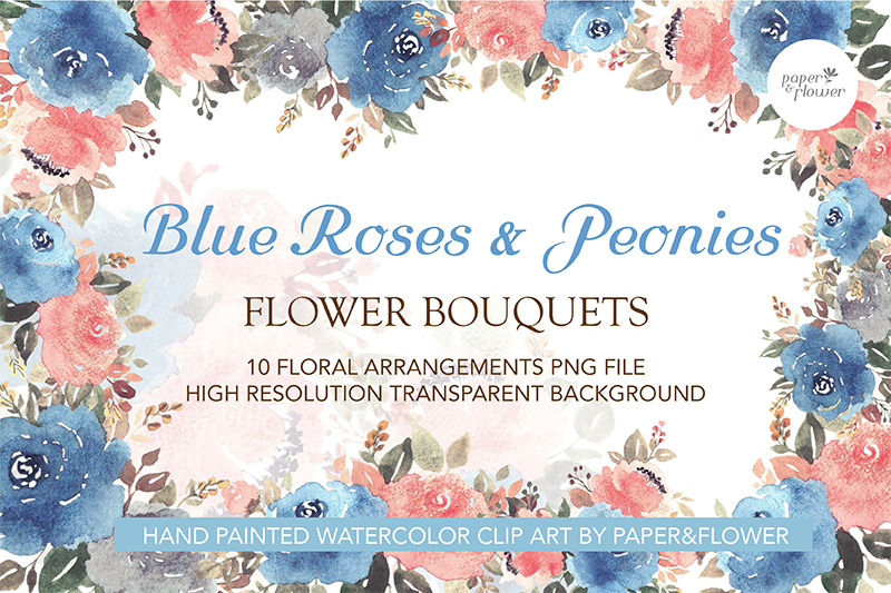 blue-floral-watercolor-bouquets