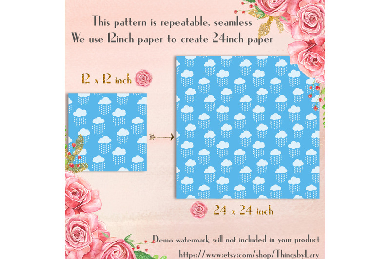 100-seamless-tinted-cute-raining-cloud-baby-digital-papers