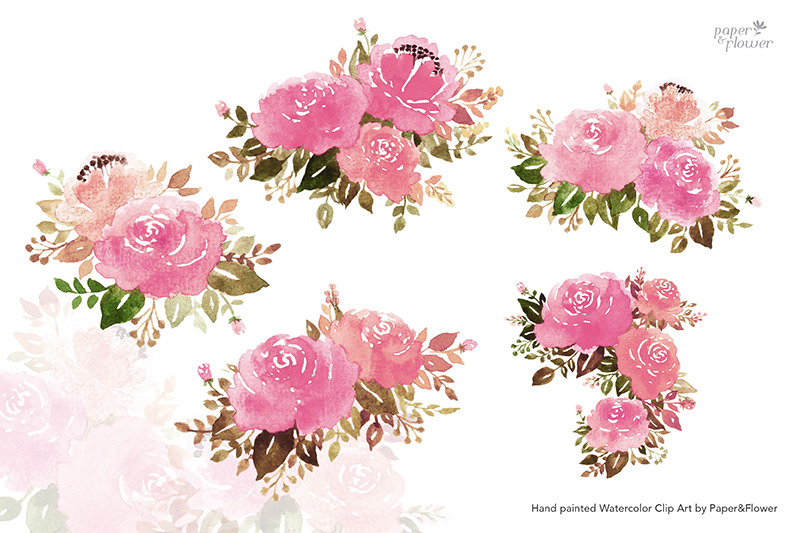 pink-floral-watercolor-bouquet