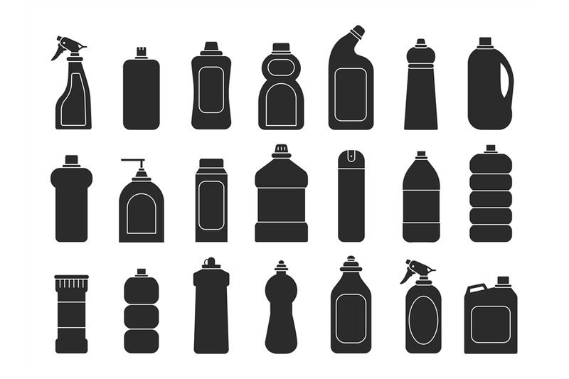 cleaning-bottles-silhouettes-laundry-detergent-chemical-sanitary-fres