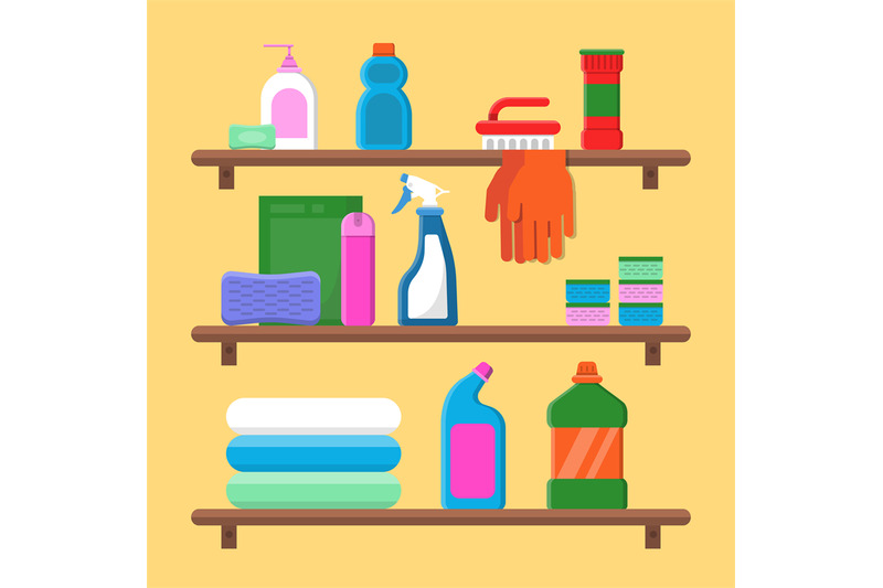 households-goods-shelves-chemical-detergent-bottles-in-laundry-servic