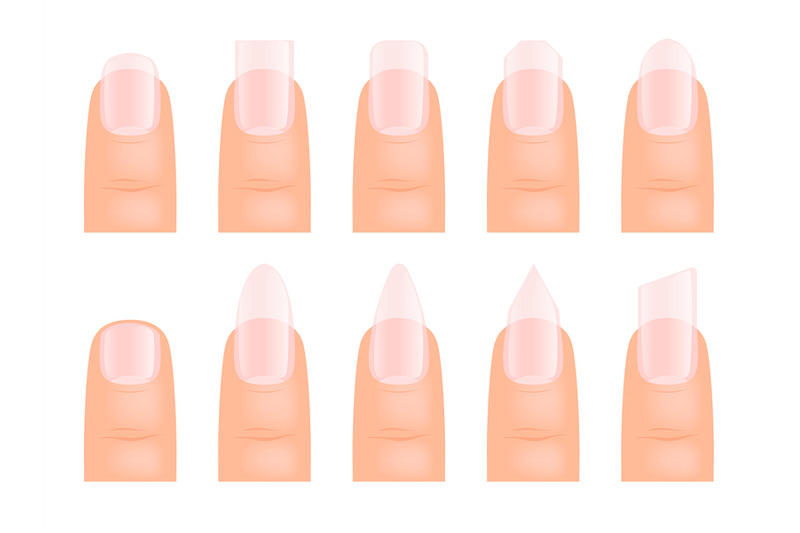 manicure-nails-various-type-of-fingernail-art-vector-cartoon-template