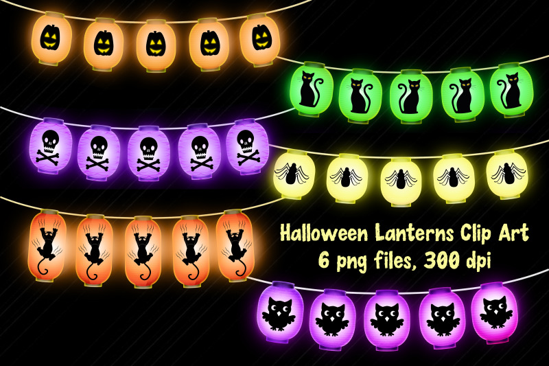 halloween-glowing-lanterns-clip-art