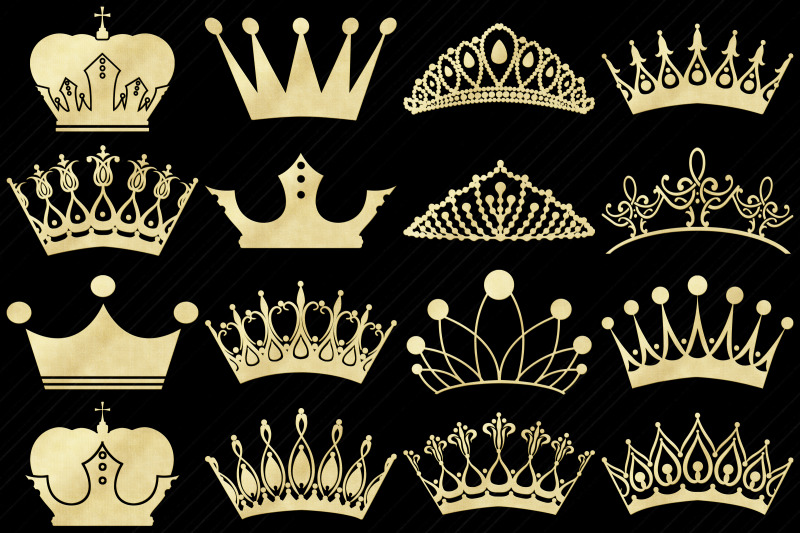 gold-foil-tiara-and-crown-clip-art