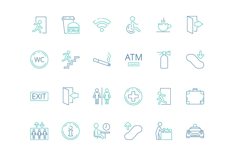 public-symbols-navigate-pictogram-disabled-toilet-wifi-bathroom-vecto