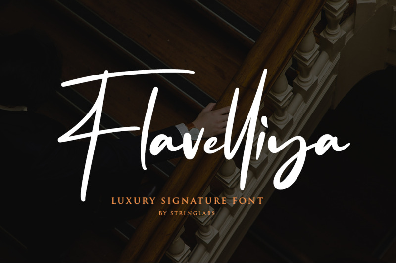 flavellya-luxury-signature-font