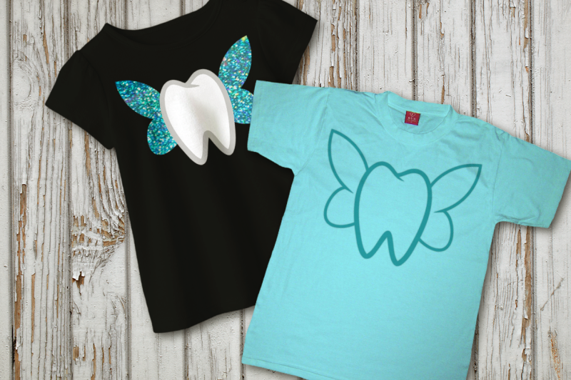 tooth-with-fairy-wings-svg-png-dxf