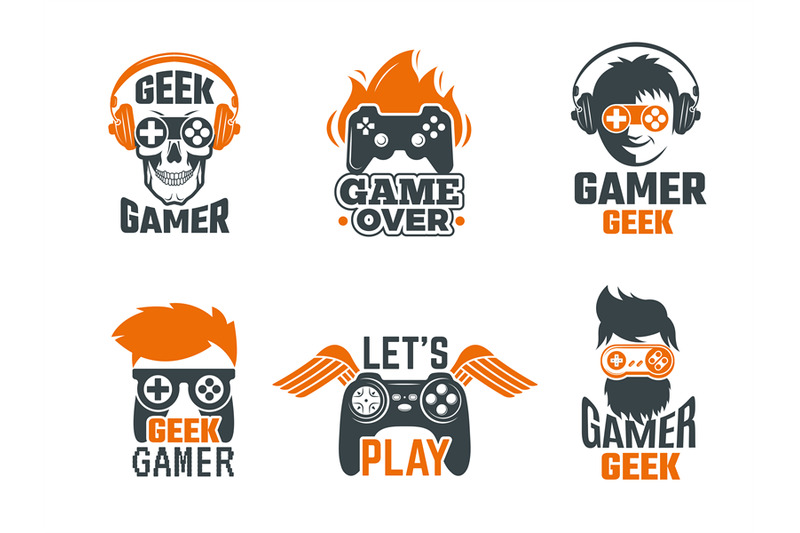 gamers-badges-joystick-video-gaming-old-school-labels-for-smart-geek