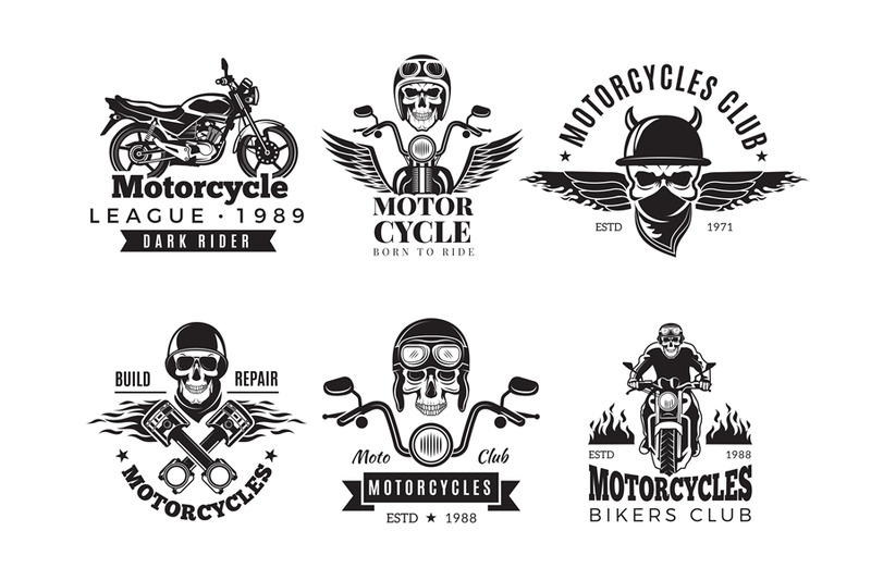 biker-labels-vintage-custom-motorcycle-and-symbols-for-badges-skull-b