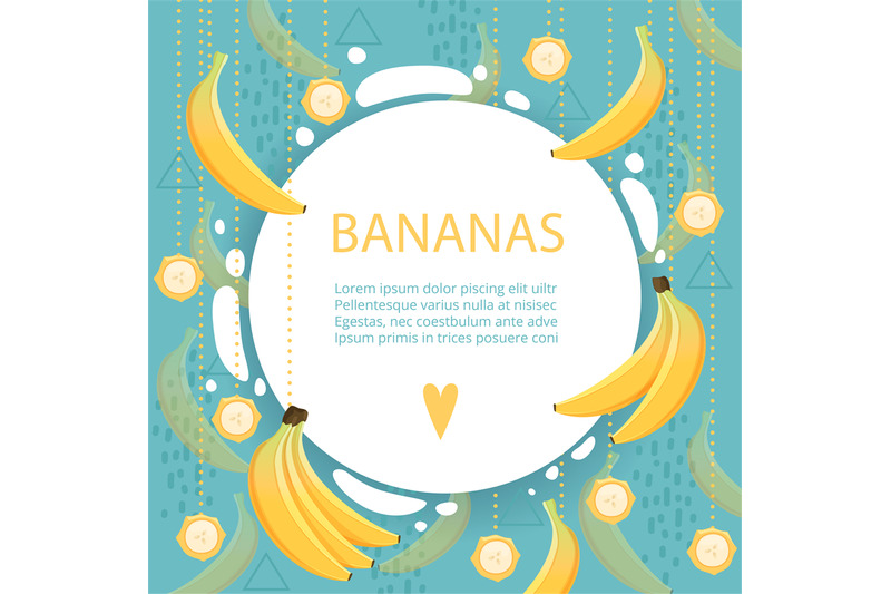 banana-background-placard-with-healthy-fruit-food-calcium-cartoon-vec