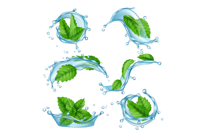 fresh-water-mint-liquid-splashes-with-green-menthol-leaf-for-drink-ve