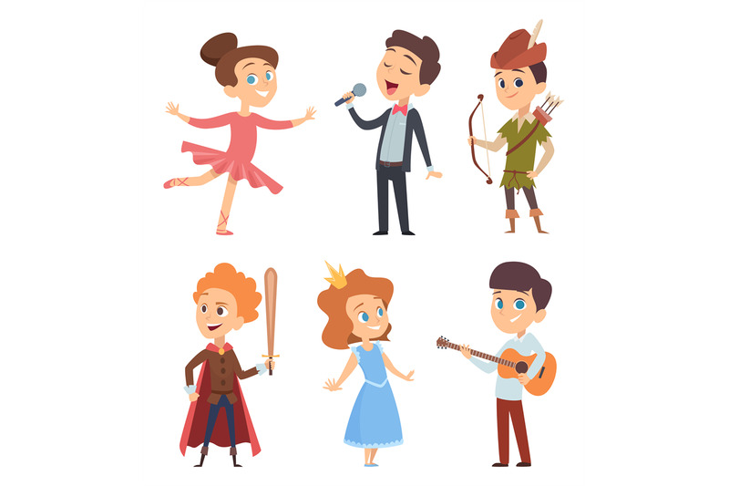 theater-kids-children-making-performance-at-school-stage-vector-funny