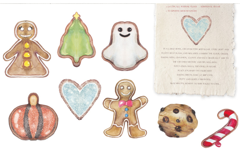 gingerbread-cookies-set