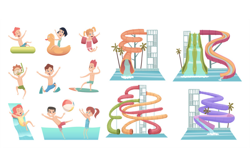 water-park-pool-slides-aqua-attractions-for-kids-swimming-and-jumping