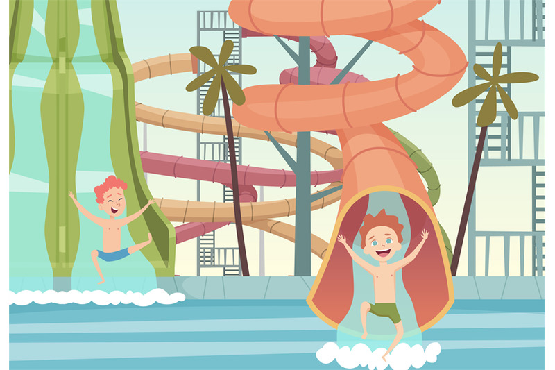 water-park-games-funny-attractions-for-kids-swimming-jumping-and-play