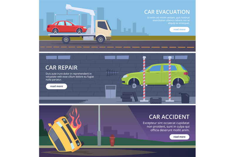 accident-road-banners-urban-landscape-with-damaged-cars-crash-broken