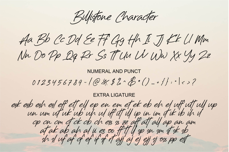 billistone-a-handwritten-font