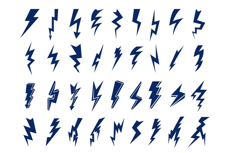 electrical-symbols-thunder-flashes-storming-bolt-electric-flash-vecto