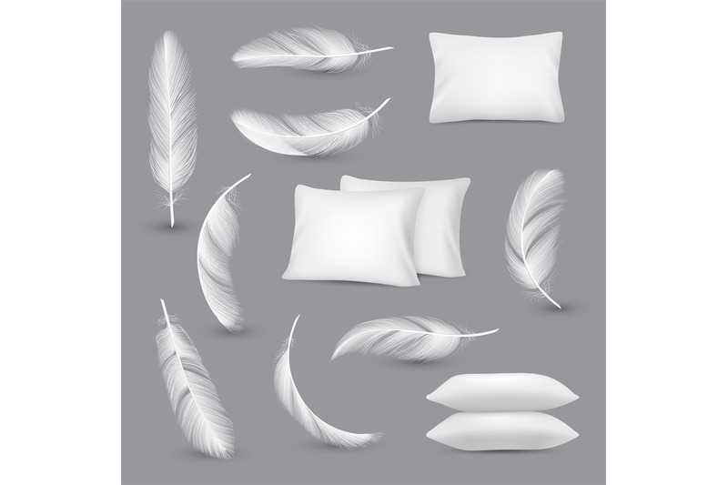 white-pillows-wind-feathers-for-bedroom-rectangle-pillows-vector-real