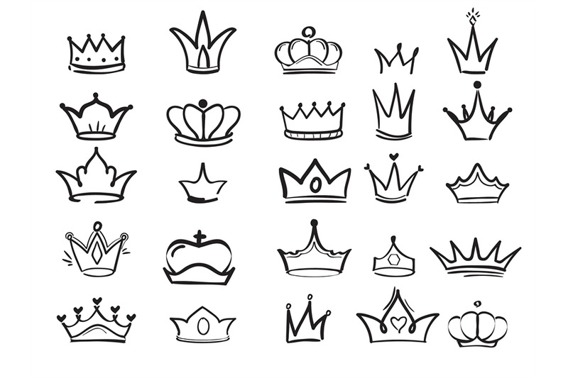 doodling-crown-ink-hand-drawn-symbols-of-king-elegant-imperial-monarc
