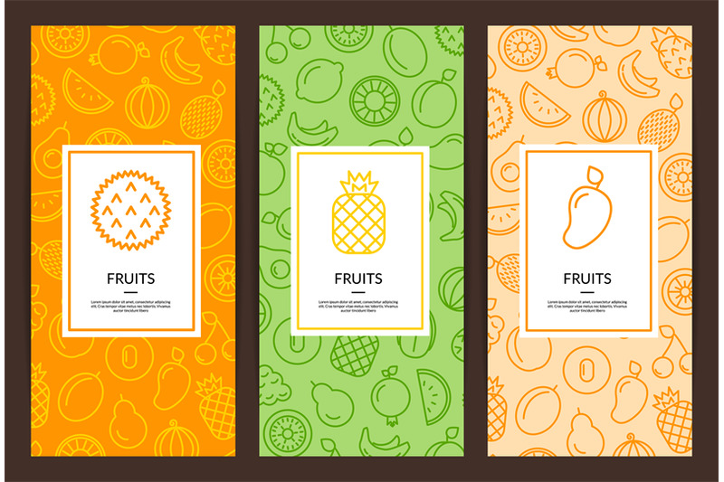 vector-line-fruits-icons-flyer-templates-illustration