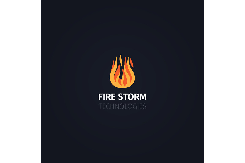 fire-storm-technologies-logo-template