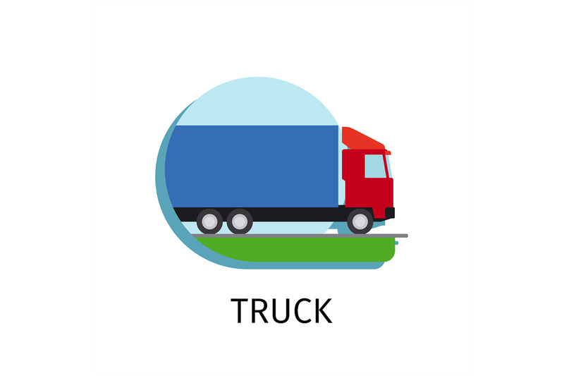 truck-transport-in-flat-style