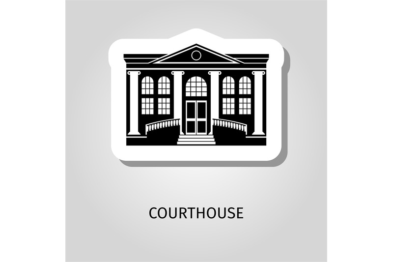 courthouse-black-building-sticker
