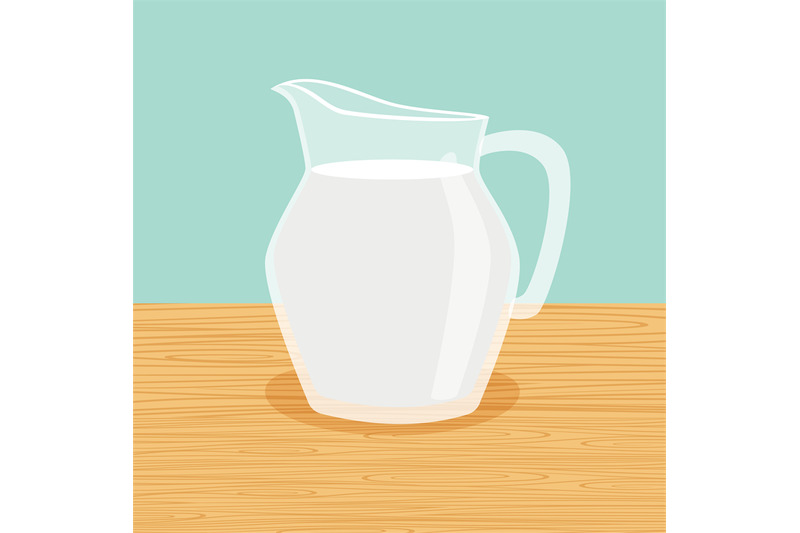 farm-milk-carafe-on-the-table