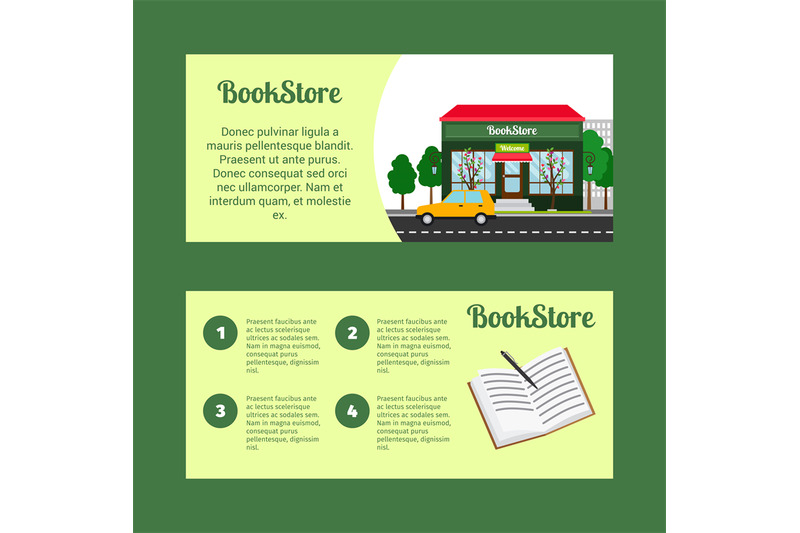 book-store-horizontal-flyers