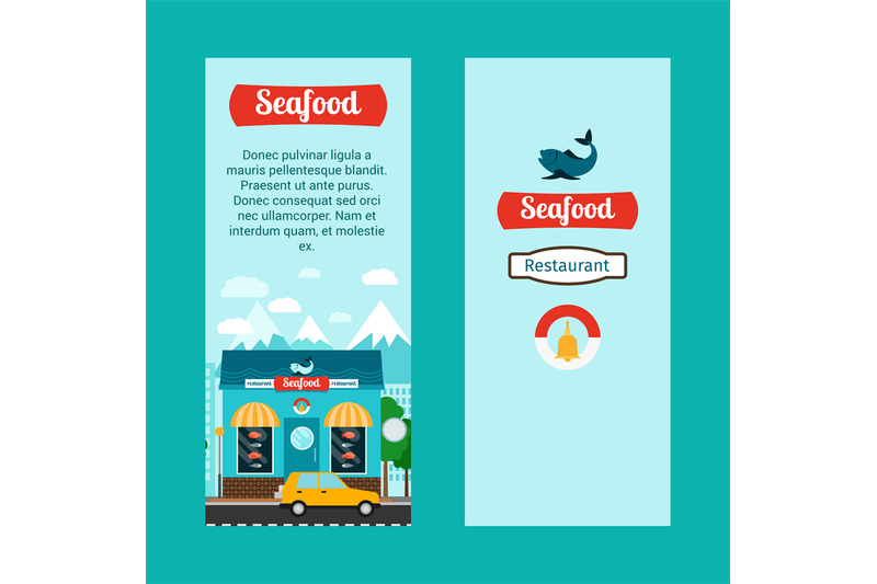 seafood-vertical-flyers-with-shop-building