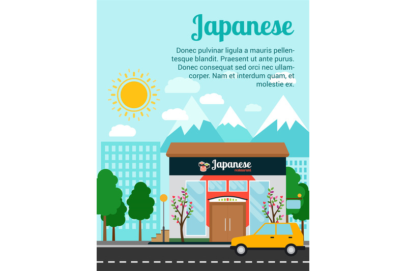 japanese-restaurant-advertising-banner