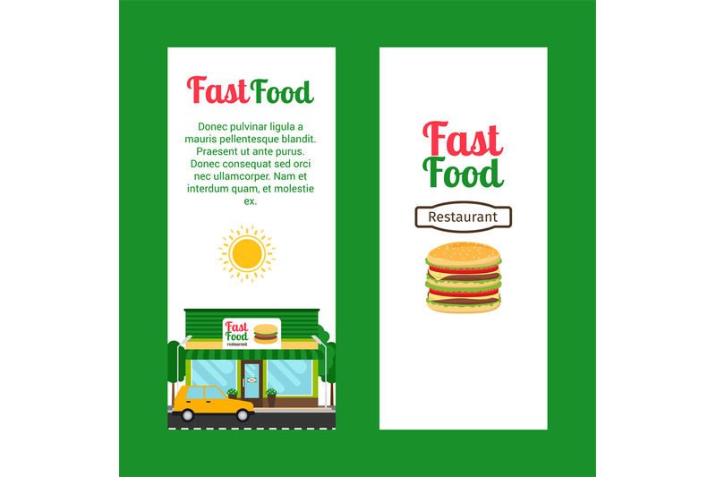 fast-food-restaurant-vertical-flyers