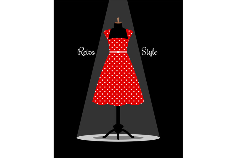 retro-red-dress-on-manikin