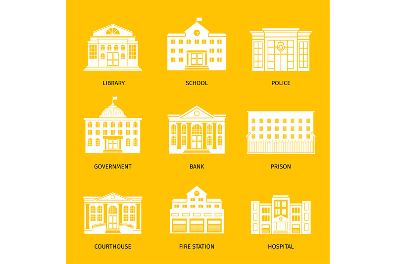 municipal-buildings-white-icons