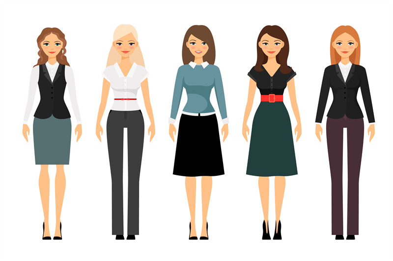 women-dress-code-illustration