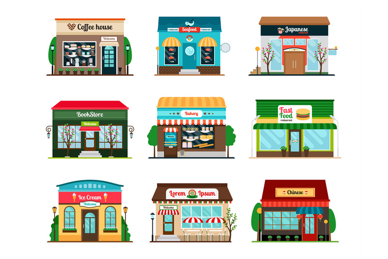 shop-and-cafe-colorful-icons