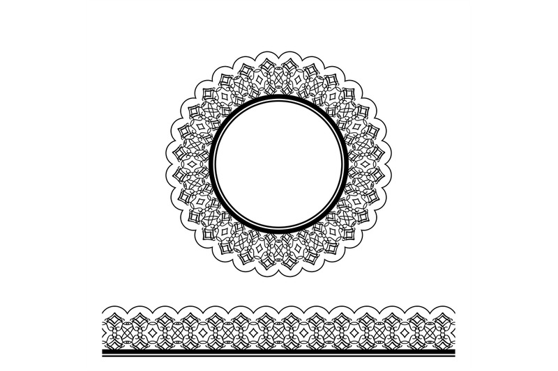 black-decorative-border-and-circle-frame