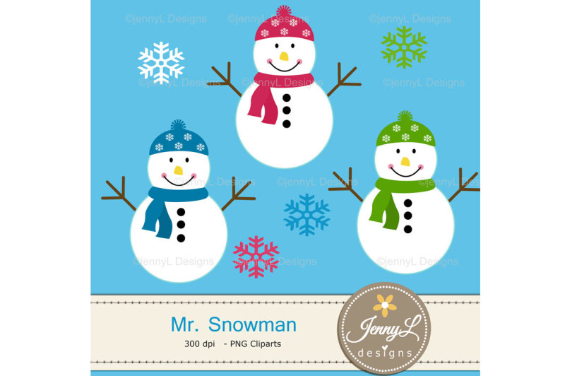snowman-digital-papers-and-clipart