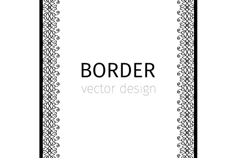 black-vertical-border-with-curls