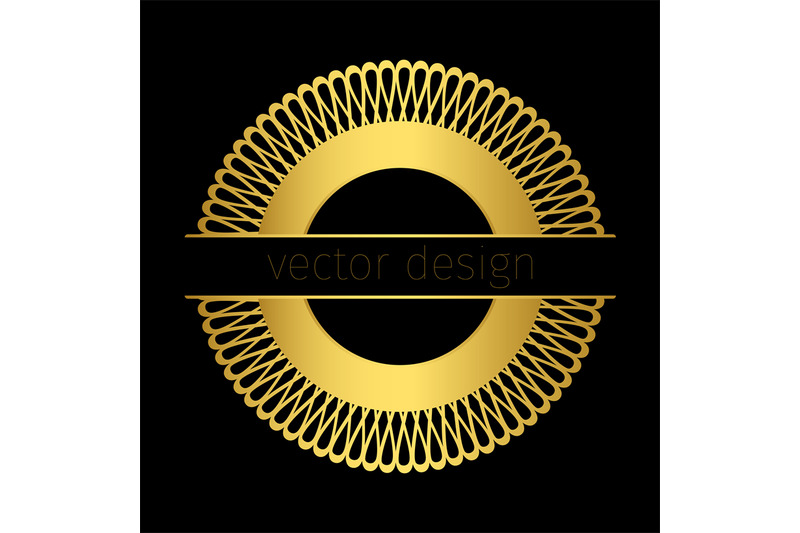 golden-logo-template-with-circle-ornament