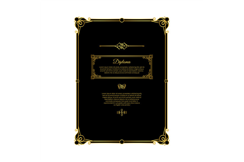 black-and-gold-diploma-template