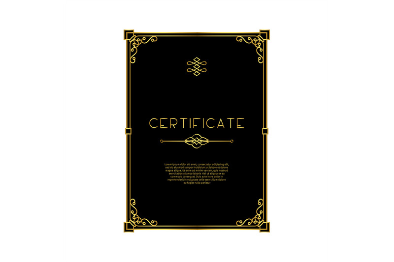 golden-frame-certificate-template
