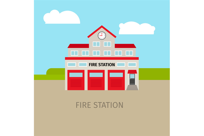 colored-fire-station-building