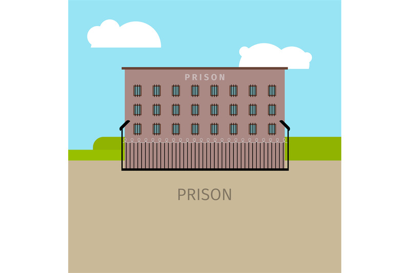 colored-prison-building-illustration