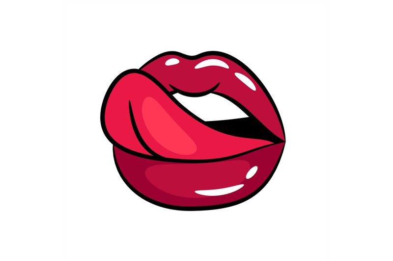 female-tongue-liking-glossy-lips