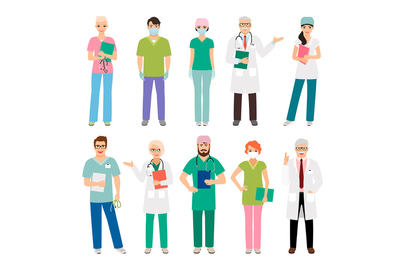 medical-staff-standing-people