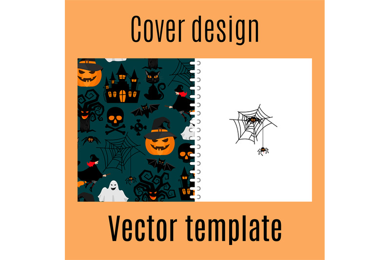 cover-design-with-halloween-decorative-pattern