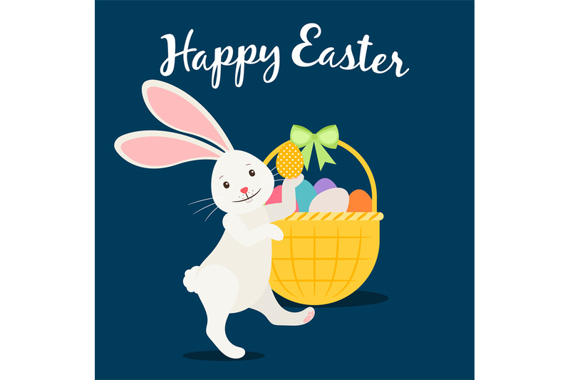 happy-easter-greeting-card-with-rabbit